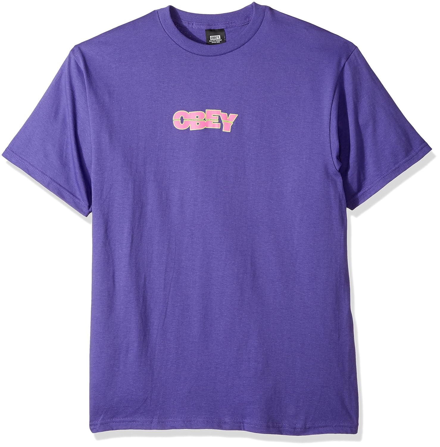 obey 男式破洞常规版型基本款 t 恤